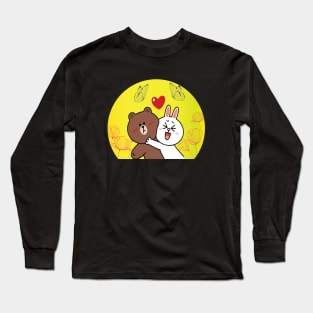 brown bear and cony Long Sleeve T-Shirt